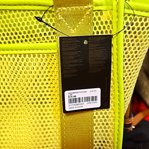 NWT FOREVER 21 MESH TOTE BAG - Picture 2 of 7